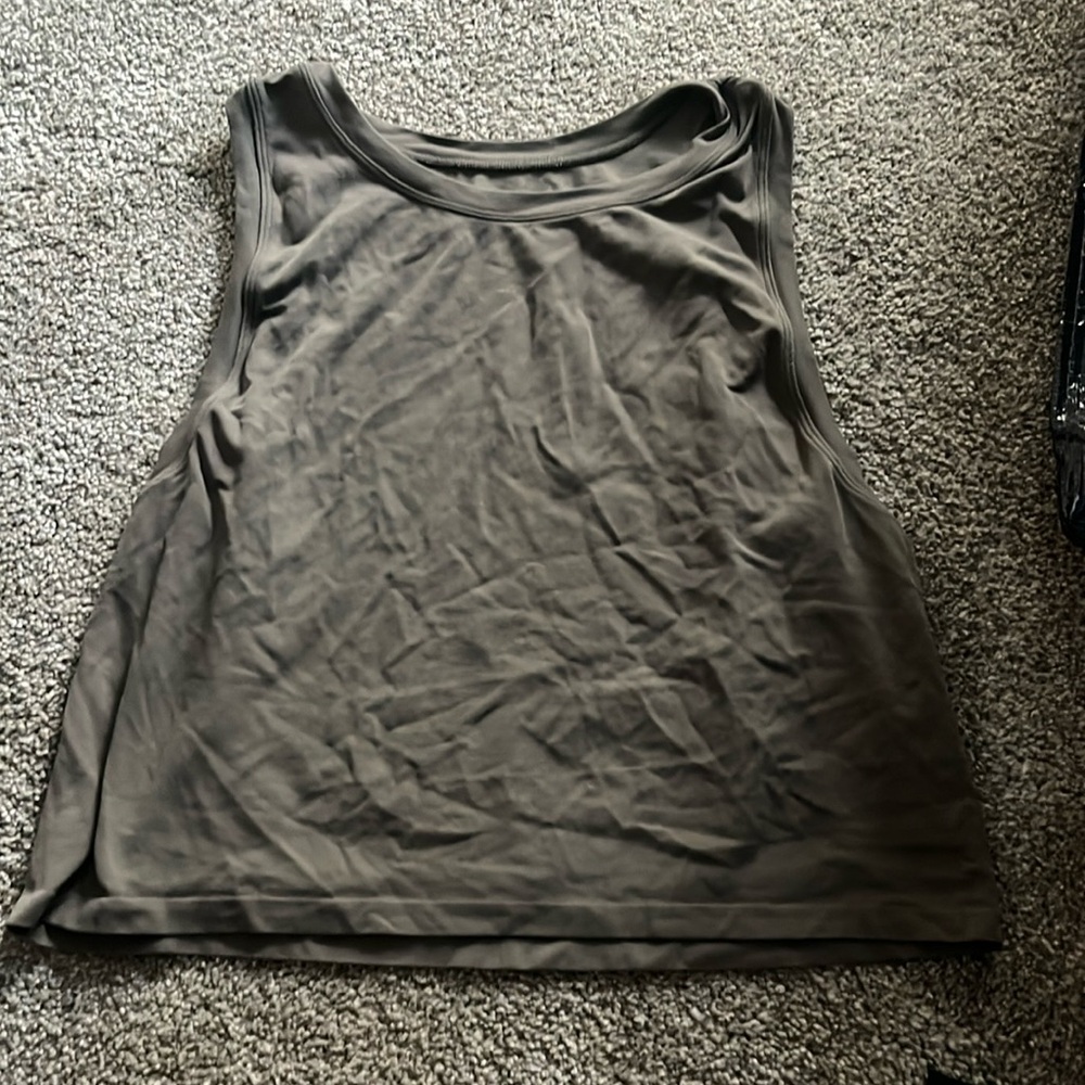 Brown tank top
